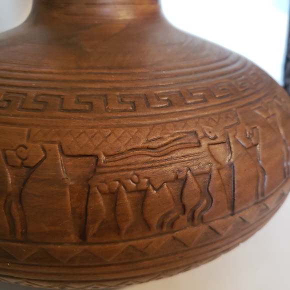 Unique Brown Ceramic Jug - Picture 5 of 6